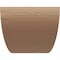 Ekena Millwork 6"W x 12"D x 6"H Wide Durham Rough Cedar Woodgrain TimberThane Corbel, Primed Tan CORUR06X12X06DURRCPR - alternate 2